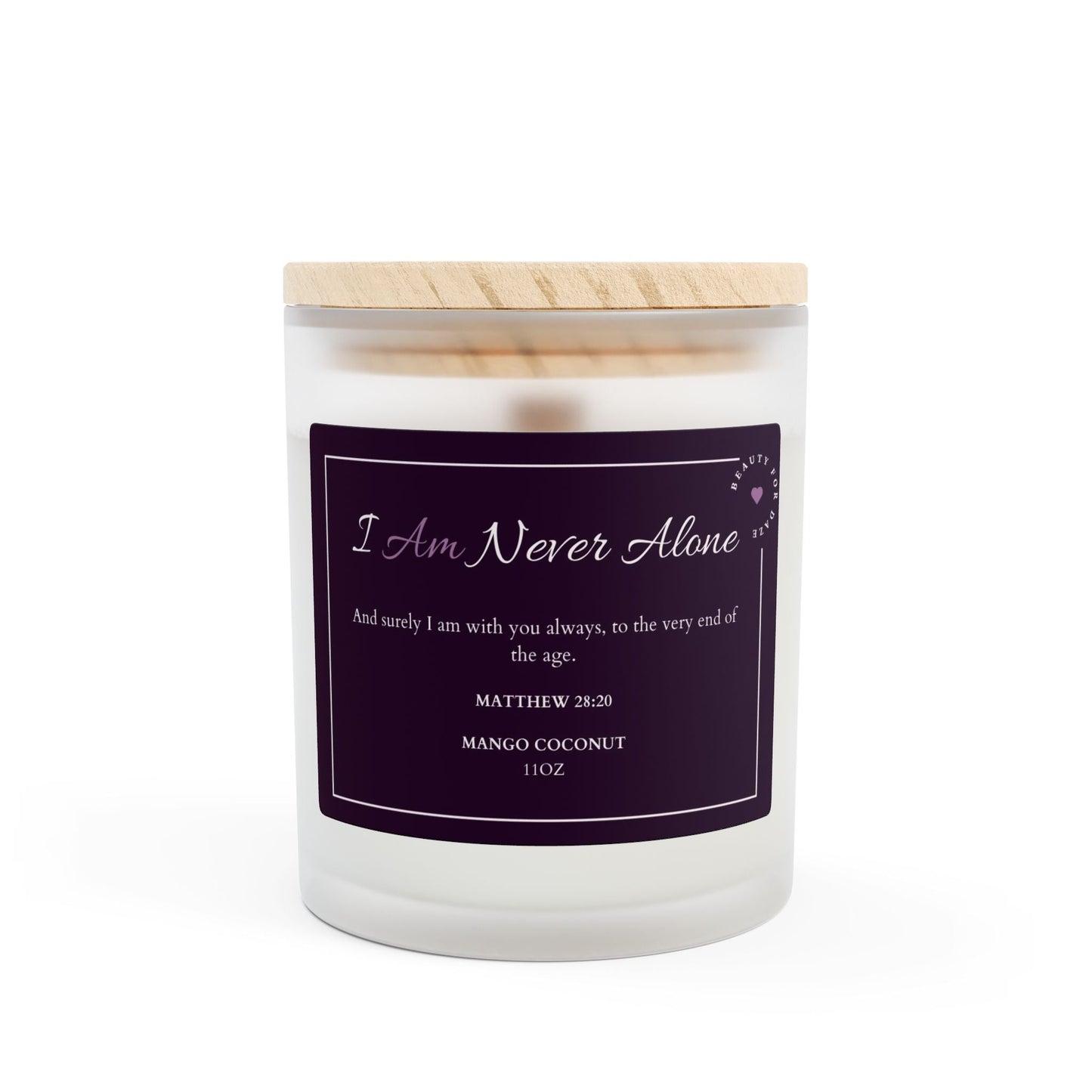 Never Alone Spiritual Affirmation Candle