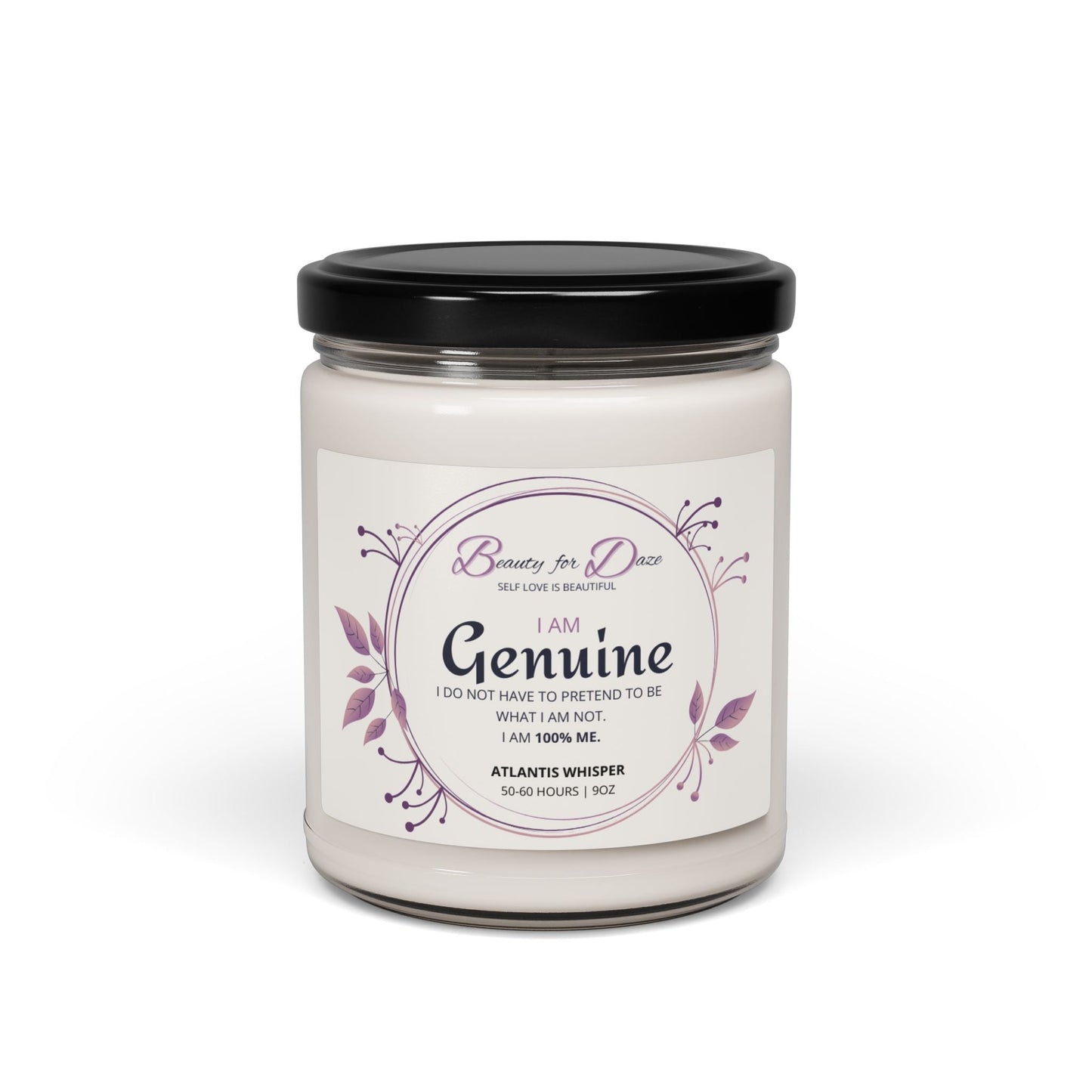 Genuine Self-Love Affirmation Candle