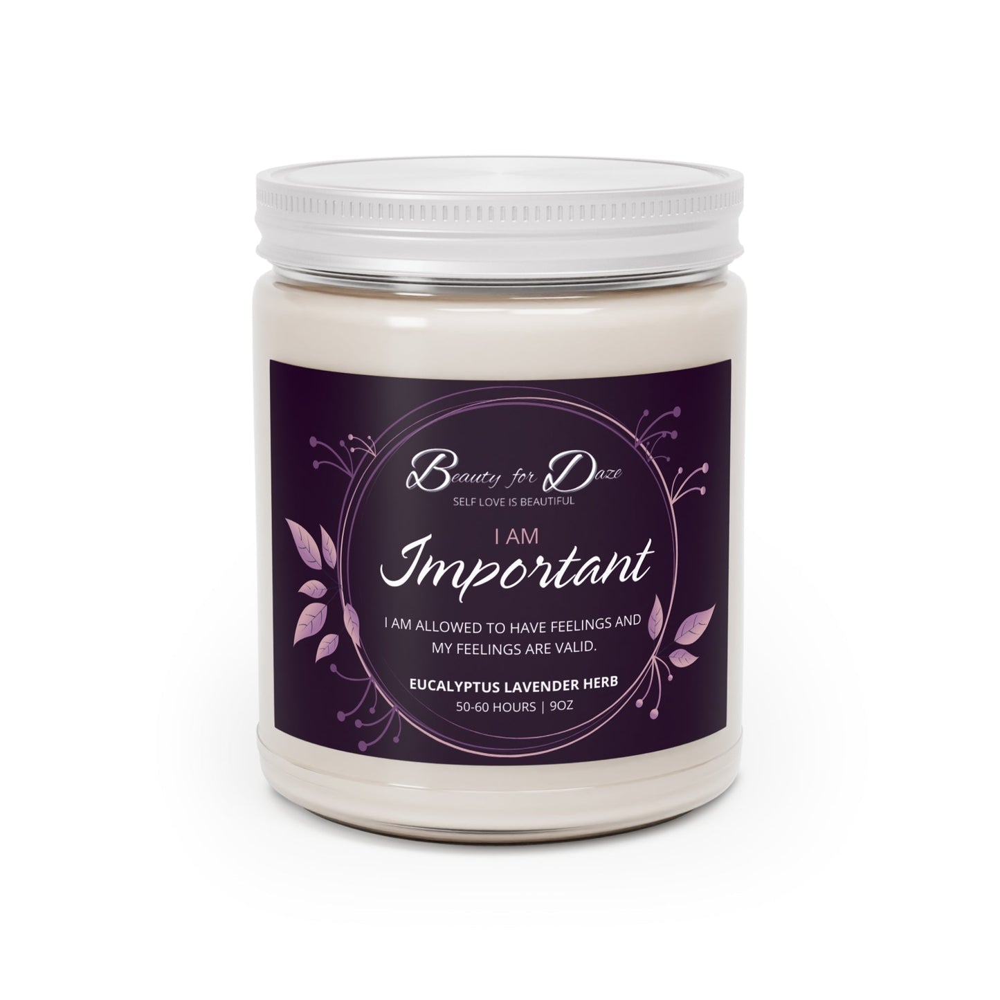 Important Self-Love Affirmation Candle