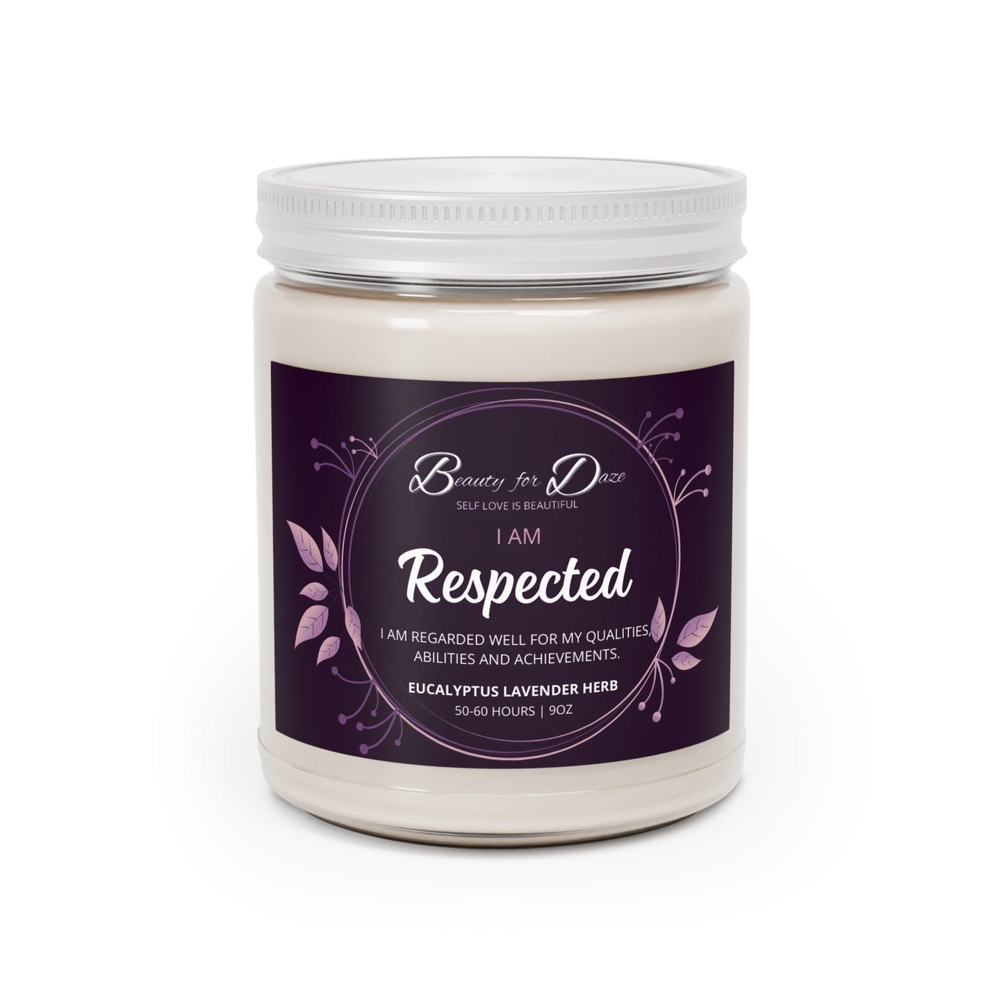 Respected Self-Love Affirmation Candle