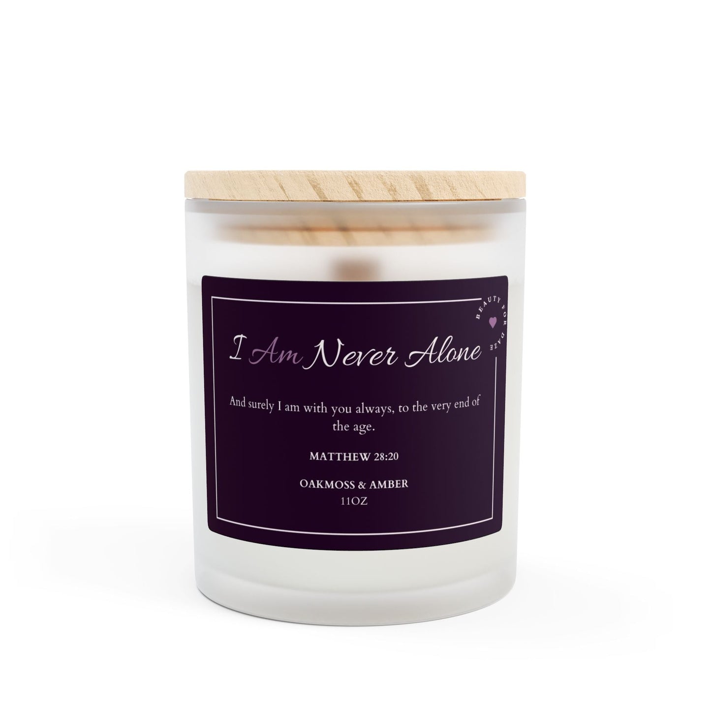 Never Alone Spiritual Affirmation Candle