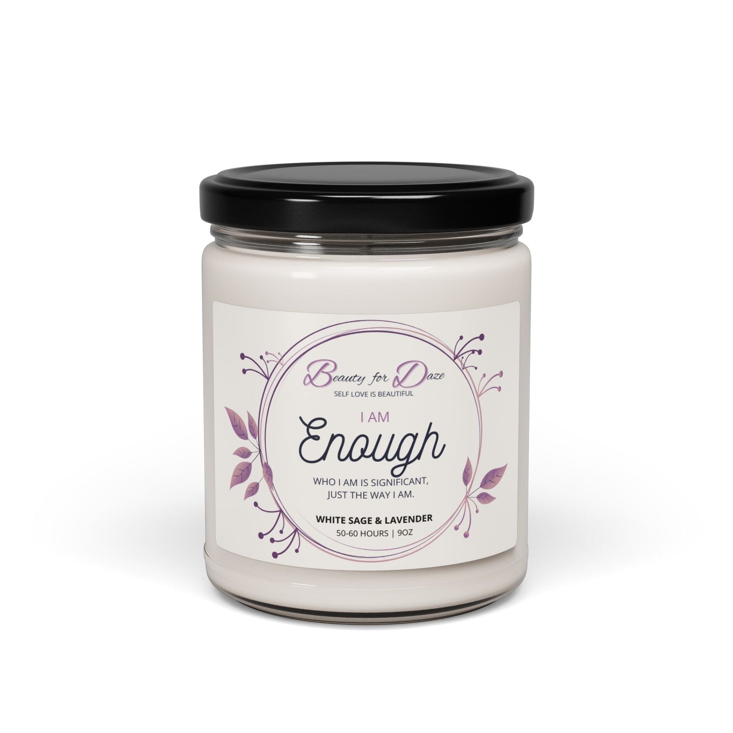 Enough Self-Love Affirmation Candle