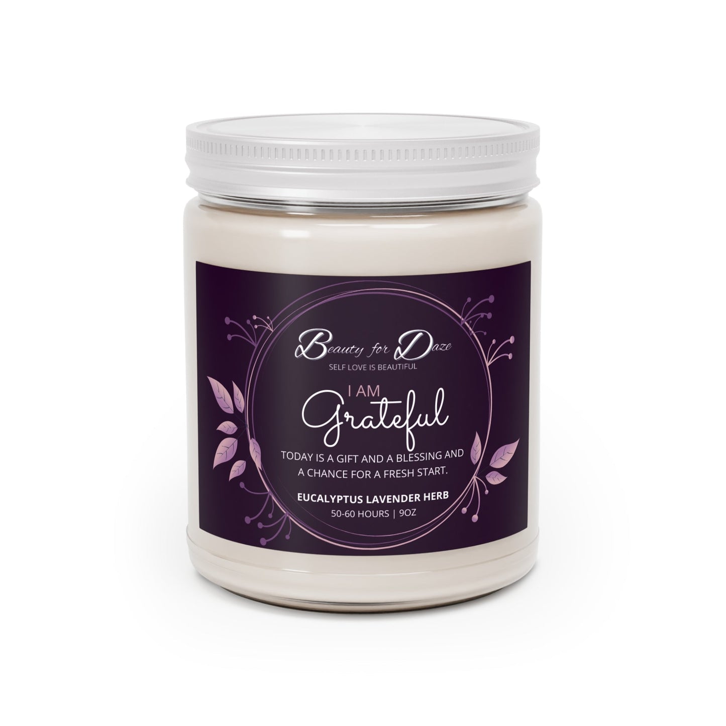 Grateful Self-Love Affirmation Candle