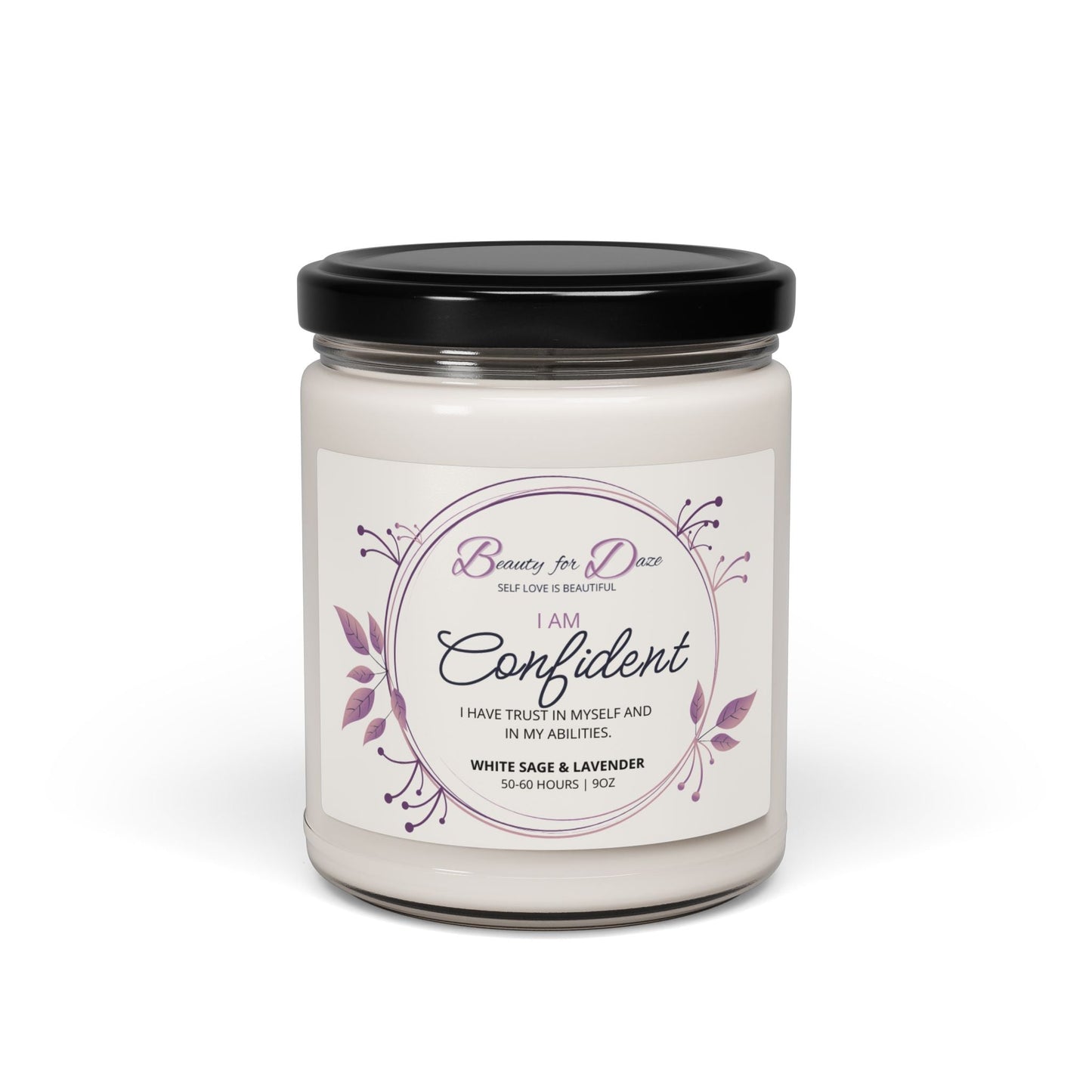 Confident Self-Love Affirmation Candle