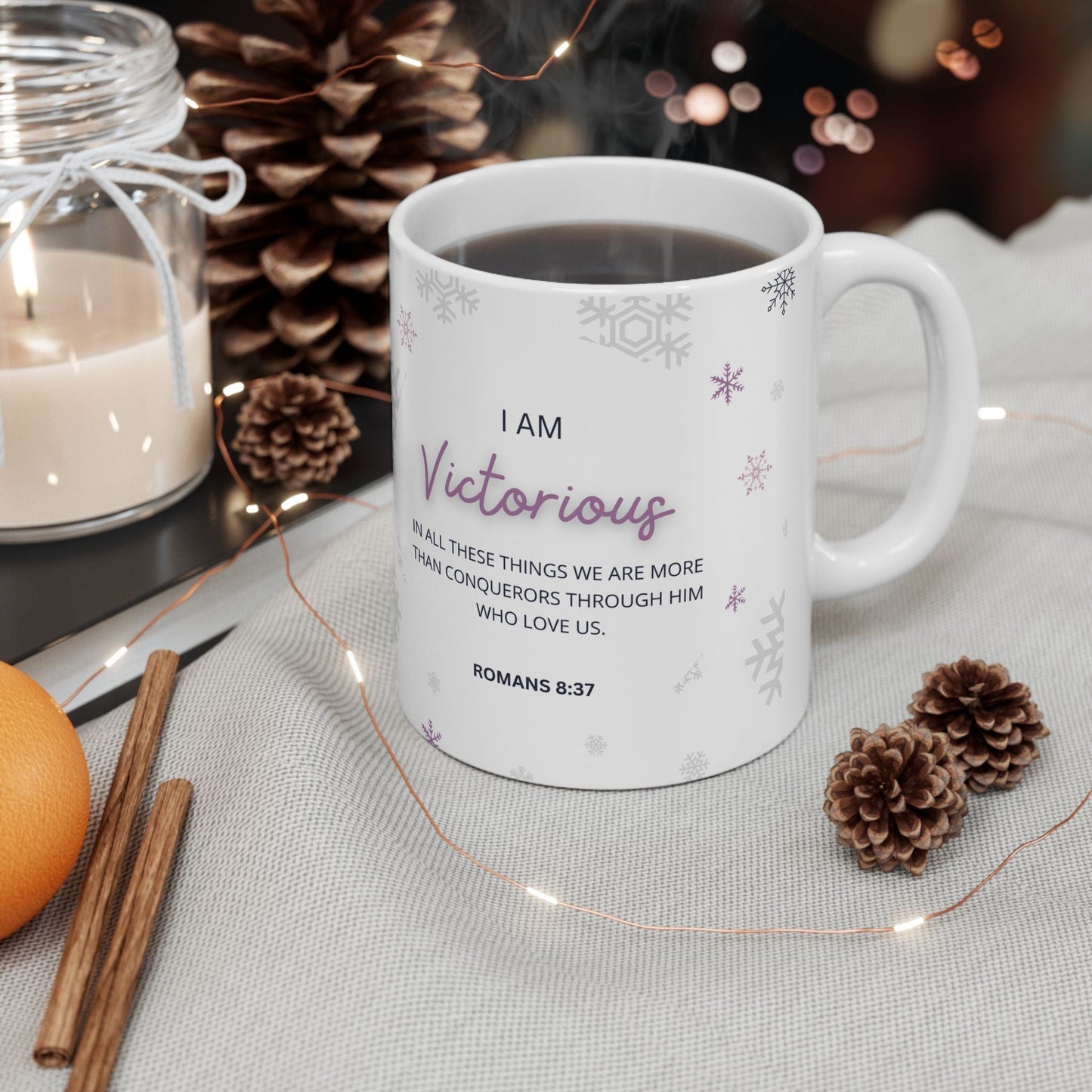 Victorious Spiritual Affirmation Mug