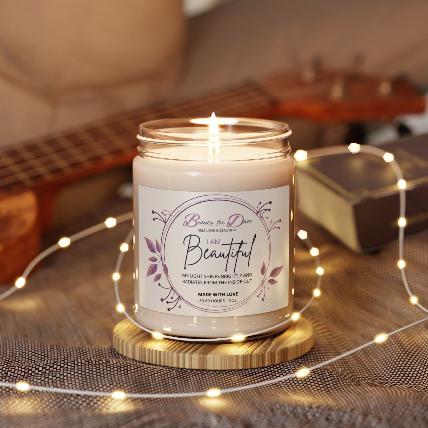 Beautiful Self-Love Affirmation Candle