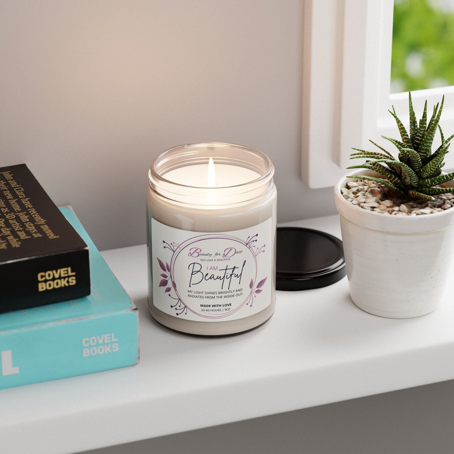 Beautiful Self-Love Affirmation Candle