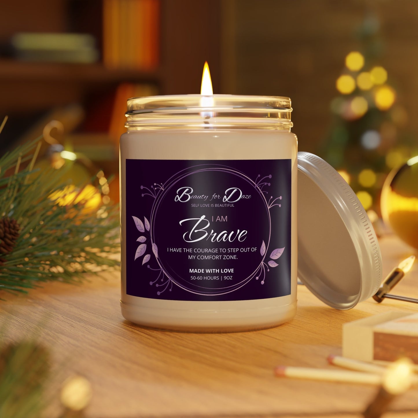 Brave Self-Love Affirmation Candle