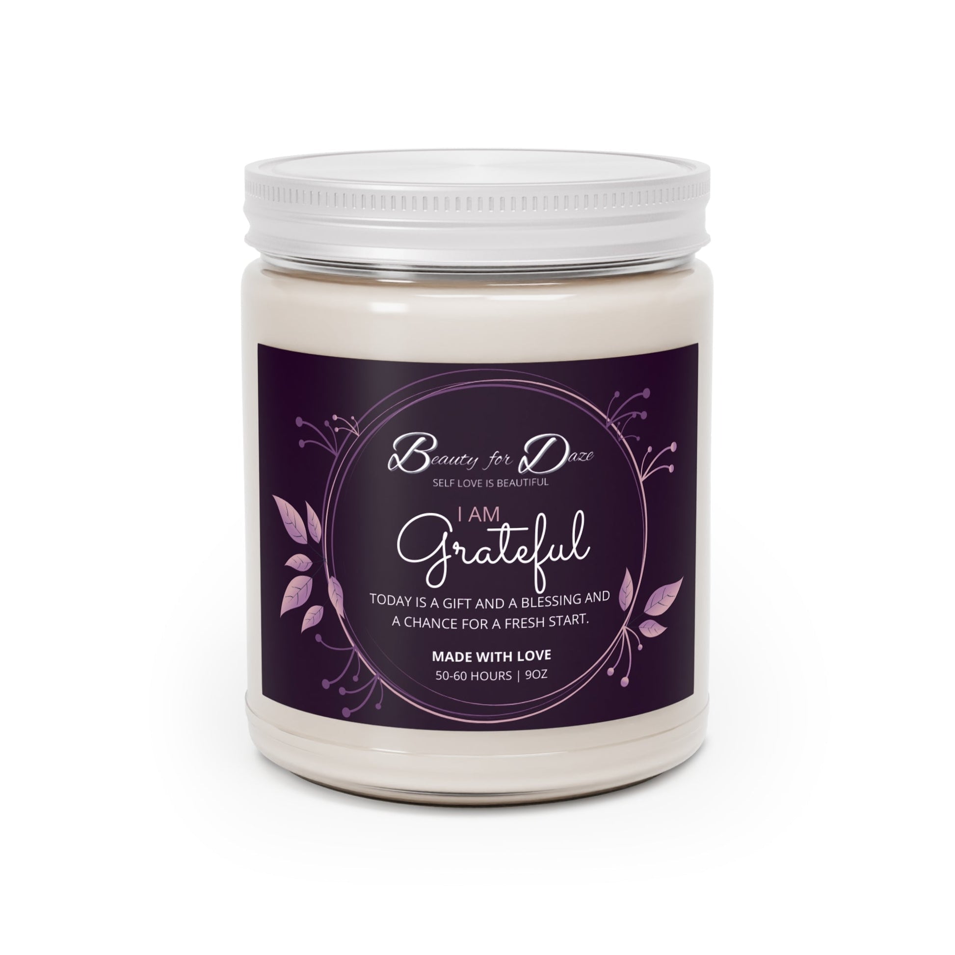 Grateful Self-Love Affirmation Candle