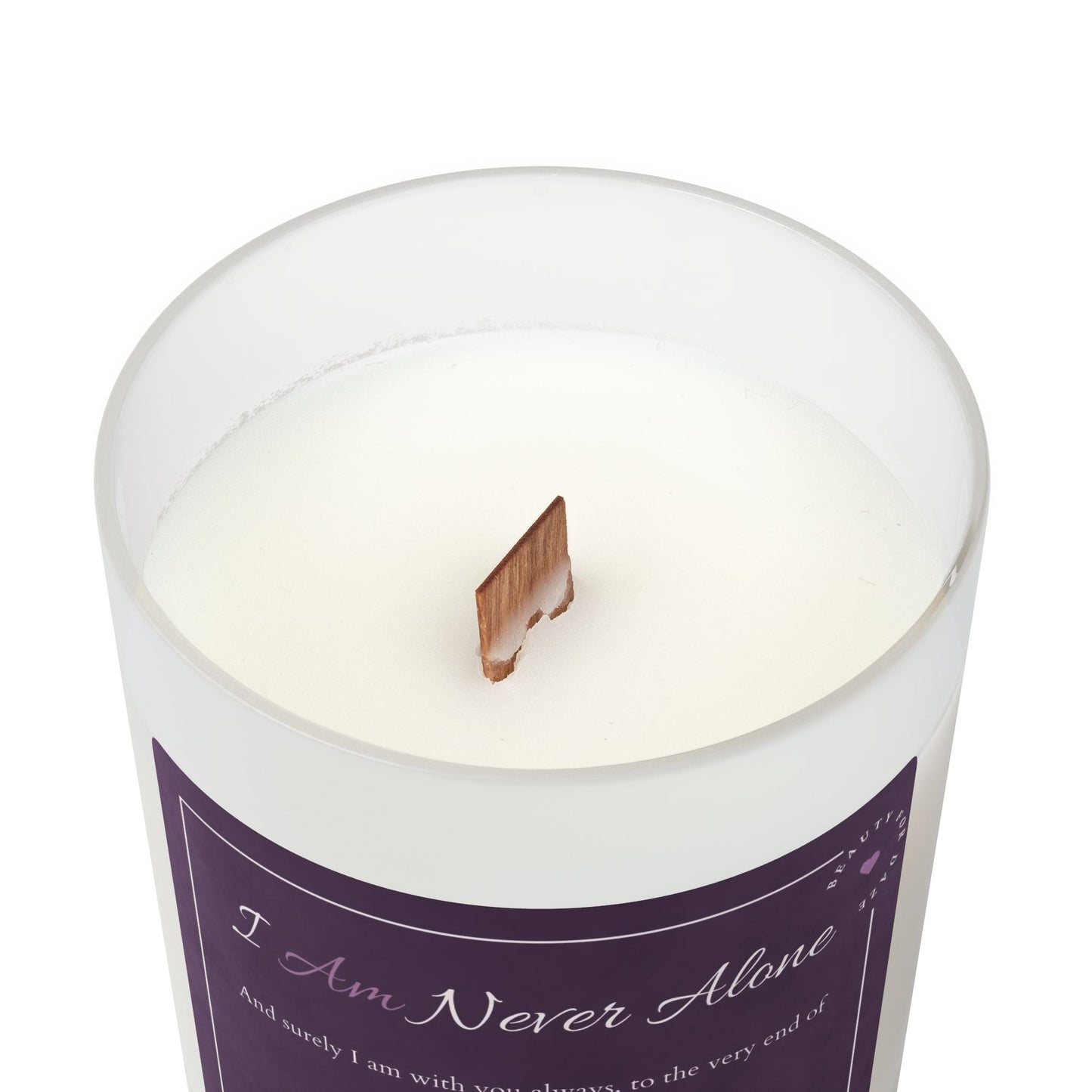 Never Alone Spiritual Affirmation Candle