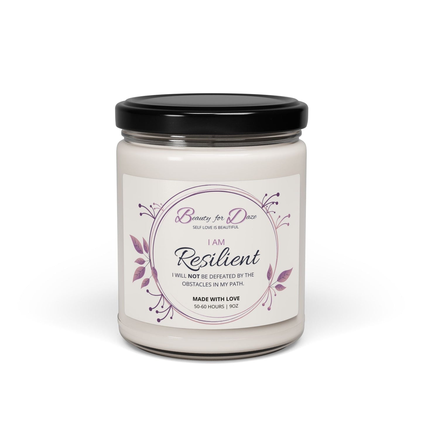 Resilient Self-Love Affirmation Candle