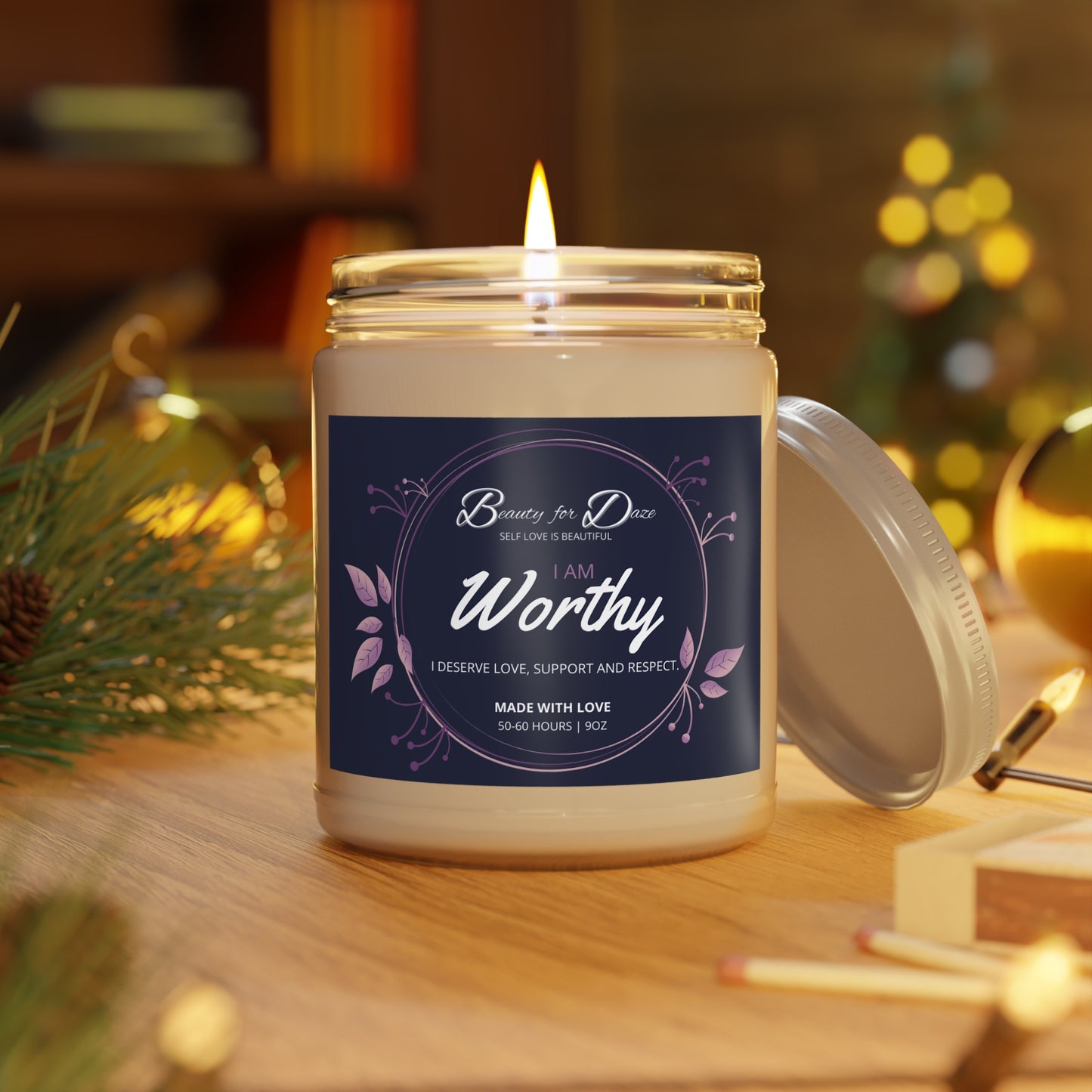 I am Worthy Candle | 9oz