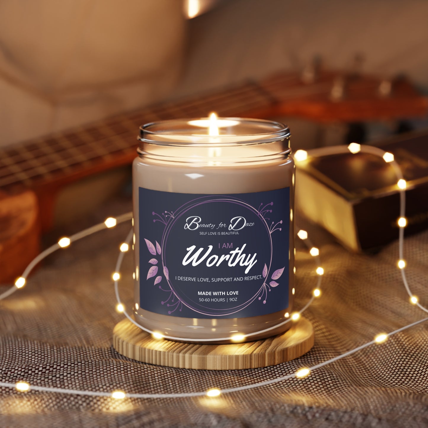 I am Worthy Candle | 9oz